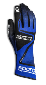 Guanti kart SPARCO RUSH - blu reflex nero