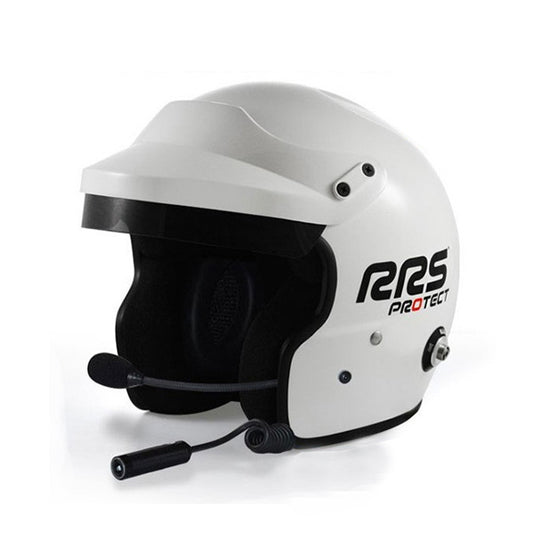 Casco jet RRS con INTERFONO STILO WRC FIA 2015 SNELL 2020 - con Hans