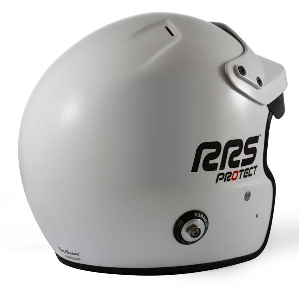 Carica immagine in Galleria Viewer, Casco jet RRS PROTECT FIA 2015 SNELL 2020 - bianco con Hans
