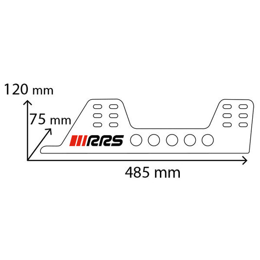 Staffe laterali RRS ULTRA LONG in acciaio