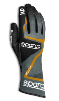 Guanti kart SPARCO RUSH - grigio arancio fluo