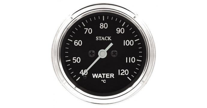 MANOMETRO STACK CLASSIC 52MM TEMPERATURA D'ACQUA 40-120°C 10X100 ELETTRICO