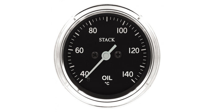 MANOMETRO STACK CLASSIC 52MM TEMPERATURA OLIO 40-140°C 10X100 ELETTRICO