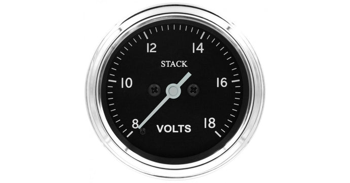 MANOMETRO STACK CLASSIC 52MM VOLTMETRO 8-18V ELETTRICO