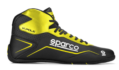 Scarpa kart SPARCO K-POLE - nero giallo fluo