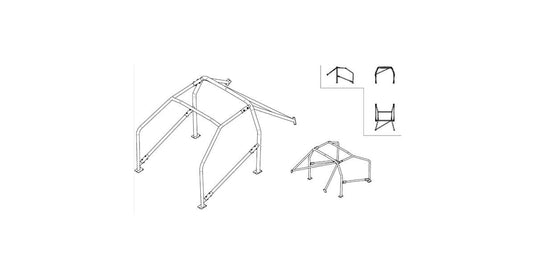 Roll Bar SPARCO 206 09/98+ 6pt 23kg