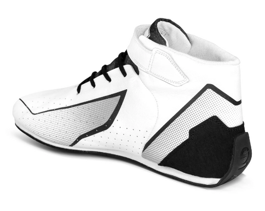 Scarpe SPARCO PRIME-R - bianco scarpa pilota omologata fia omologazione 8856 20189 rally salita pista slalom