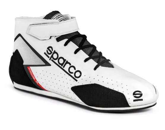 Scarpe SPARCO PRIME-R - bianco scarpa pilota omologata fia omologazione 8856 20189 rally salita pista slalom