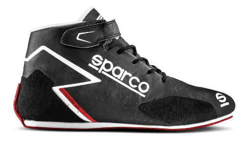 Scarpe SPARCO PRIME-R - nero rosso scarpa pilota omologata fia omologazione 8856 20189 rally salita pista slalom