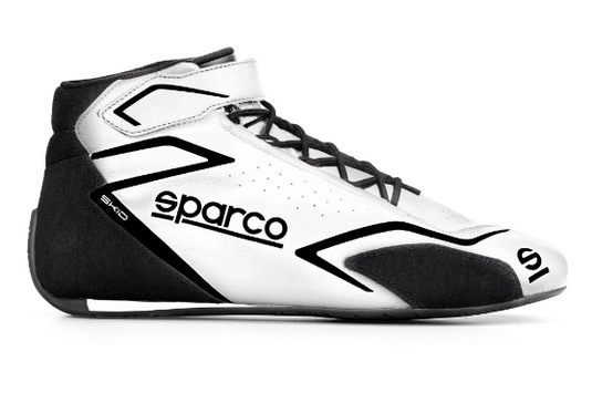 Scarpe SPARCO SKID - bianco scarpa pilota omologata fia omologazione 8856 2018 rally salita slalom