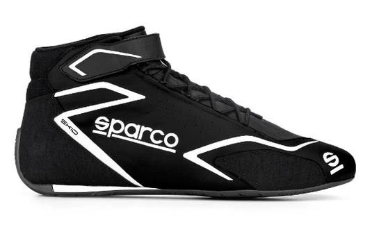 Scarpe SPARCO SKID - nero scarpa pilota omologata fia omologazione 8856 2018 rally salita slalom