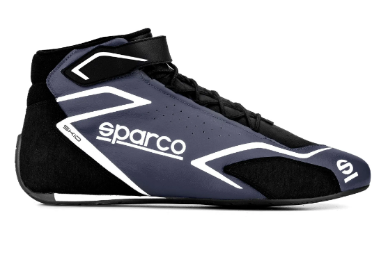 Scarpe SPARCO SKID - nero grigio scarpa pilota omologata fia omologazione 8856 2018 rally salita slalom