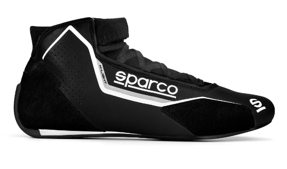 Scarpe SPARCO X-LIGHT - nero scarpa pilota omologata fia 8856 2018 rally salita slalom pista