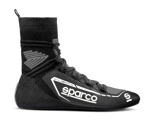 Scarpe SPARCO RACING X-LIGHT+ - nero scarpa pilota rally salita pista slalom omologata fia omologazione 8856 2018