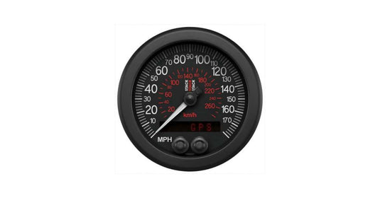 TACHIMETRO GPS STACK 88MM NERO 0-180MPH E 290KM/ORA – Top Racing Point