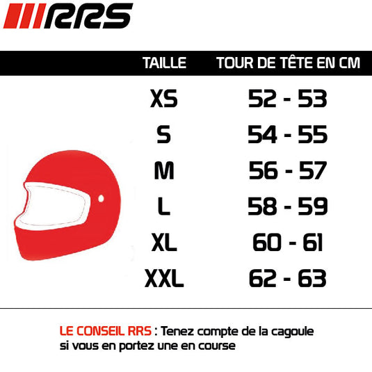 Casco Integrale RRS CIRCUIT FIA 2015 SNELL 2020 nero - con Hans casco rally pista slalom omologato fia snell