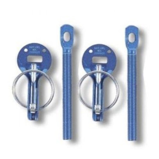 Ganci ferma cofano in alluminio SPARCO - blu