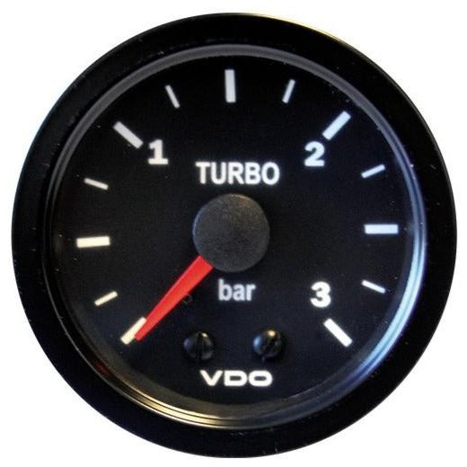 Manometro VDO PRESSIONE TURBO 3 Bar 52mm turbina pressione da 0 a 3 bar sovralimentazione auto da competizione